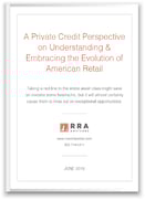 Evolution of American Retail - White Paper by RRA